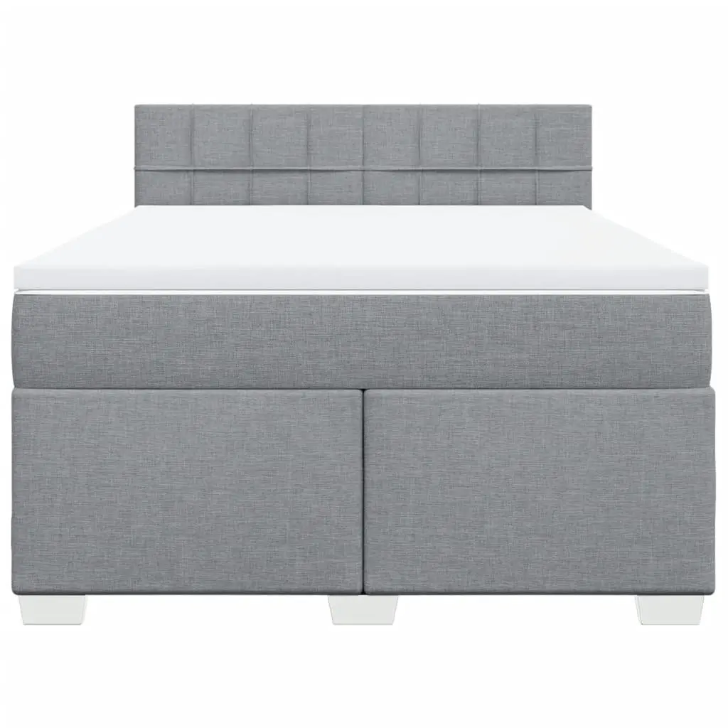 Queen Box Spring Bed with Pocket Spring Mattress