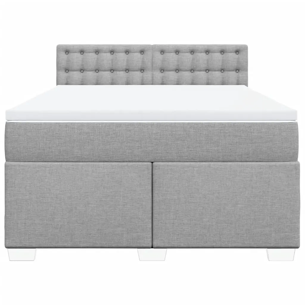 Queen Box Spring Bed with Pocket Mattress