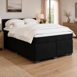 Premium Double Box Spring Bed with Pocket Spring Mattress