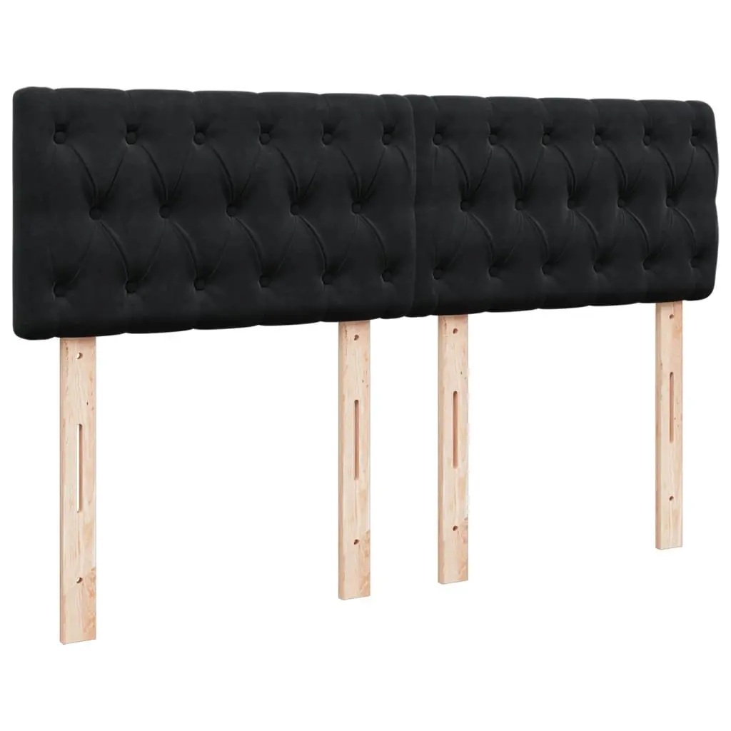 Grey Velvet Upholstered Double Box Spring Bed