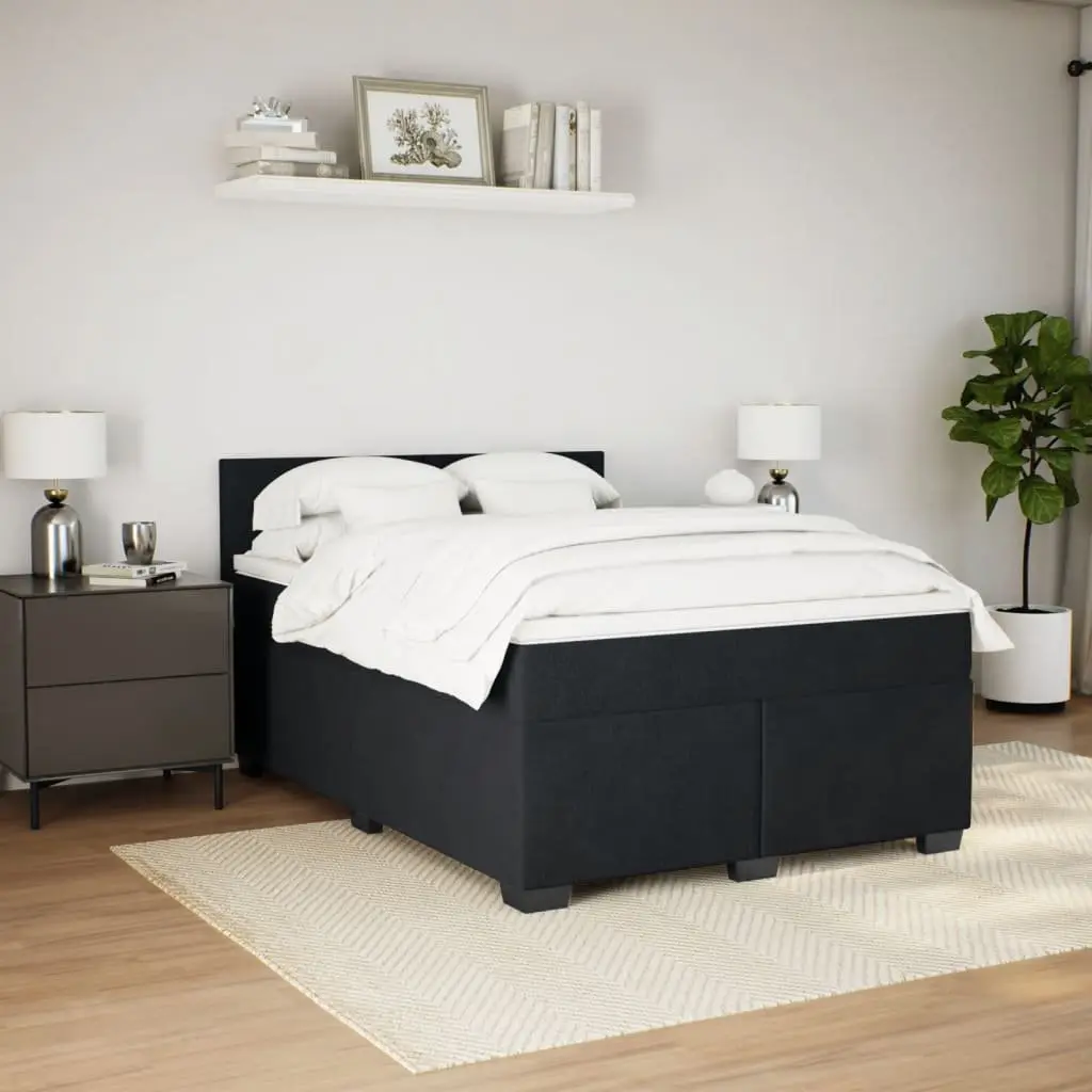 Queen Box Spring Bed with Pocket Spring Mattress