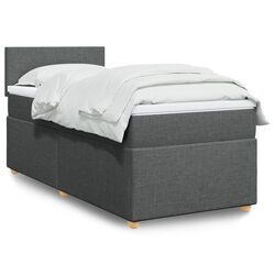 Durable King Single Box Spring Bed with Pocket Mattress