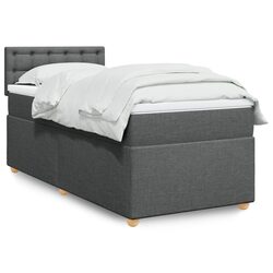 Durable King Single Box Spring Bed with Pocket Spring Mattress