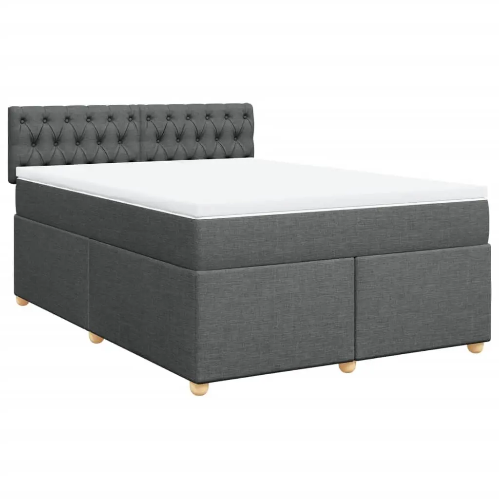 Queen Box Spring Bed with Pocket Mattress