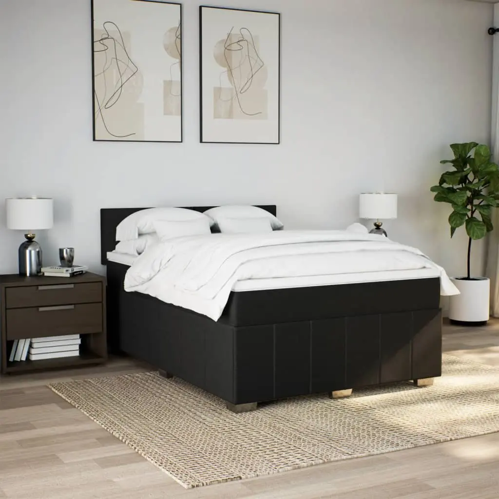 Double Box Spring Bed with Pocket Spring Mattress