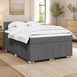 High-Quality Queen Box Spring Bed with Pocket Sprung Mattress