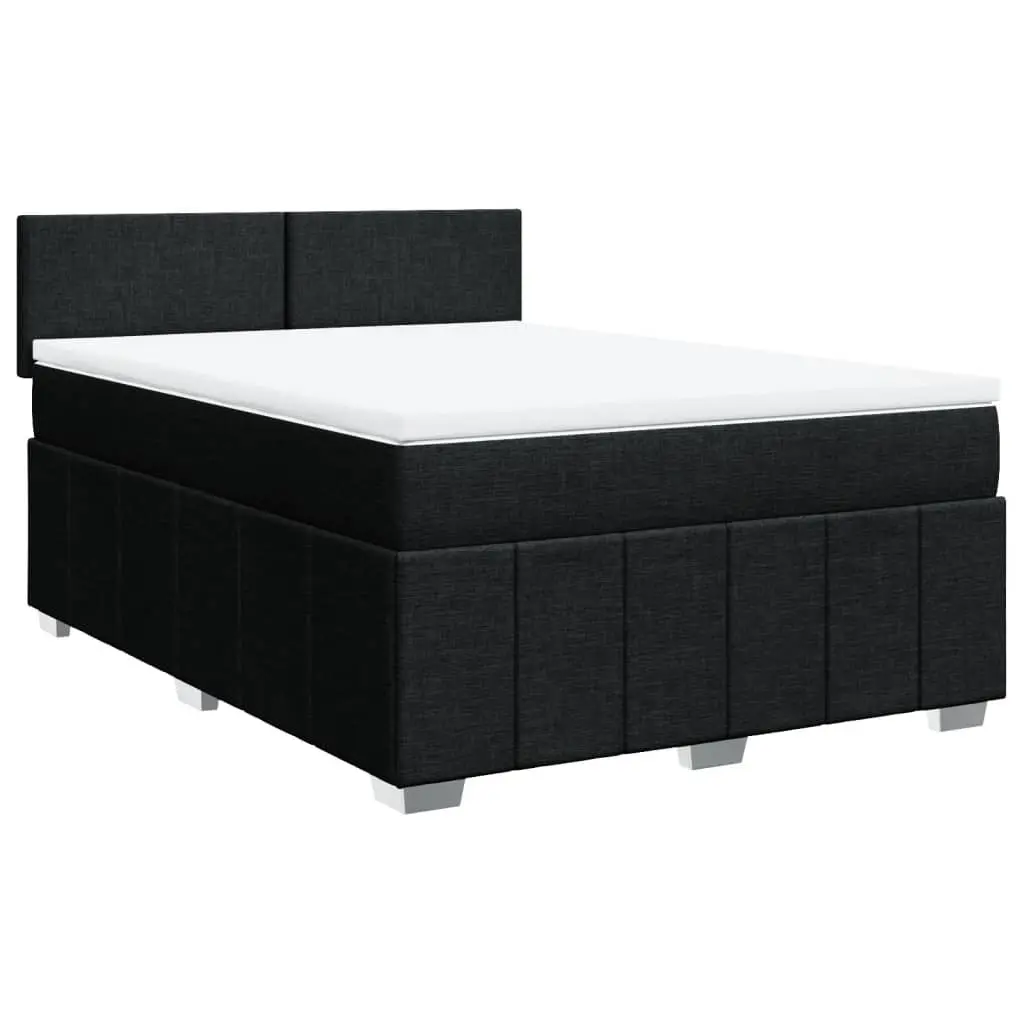 Queen Box Spring Bed with Pocket Sprung Mattress
