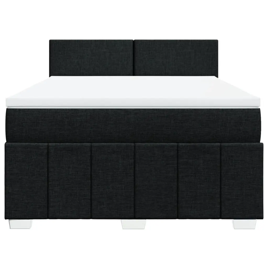 Queen Box Spring Bed with Pocket Sprung Mattress