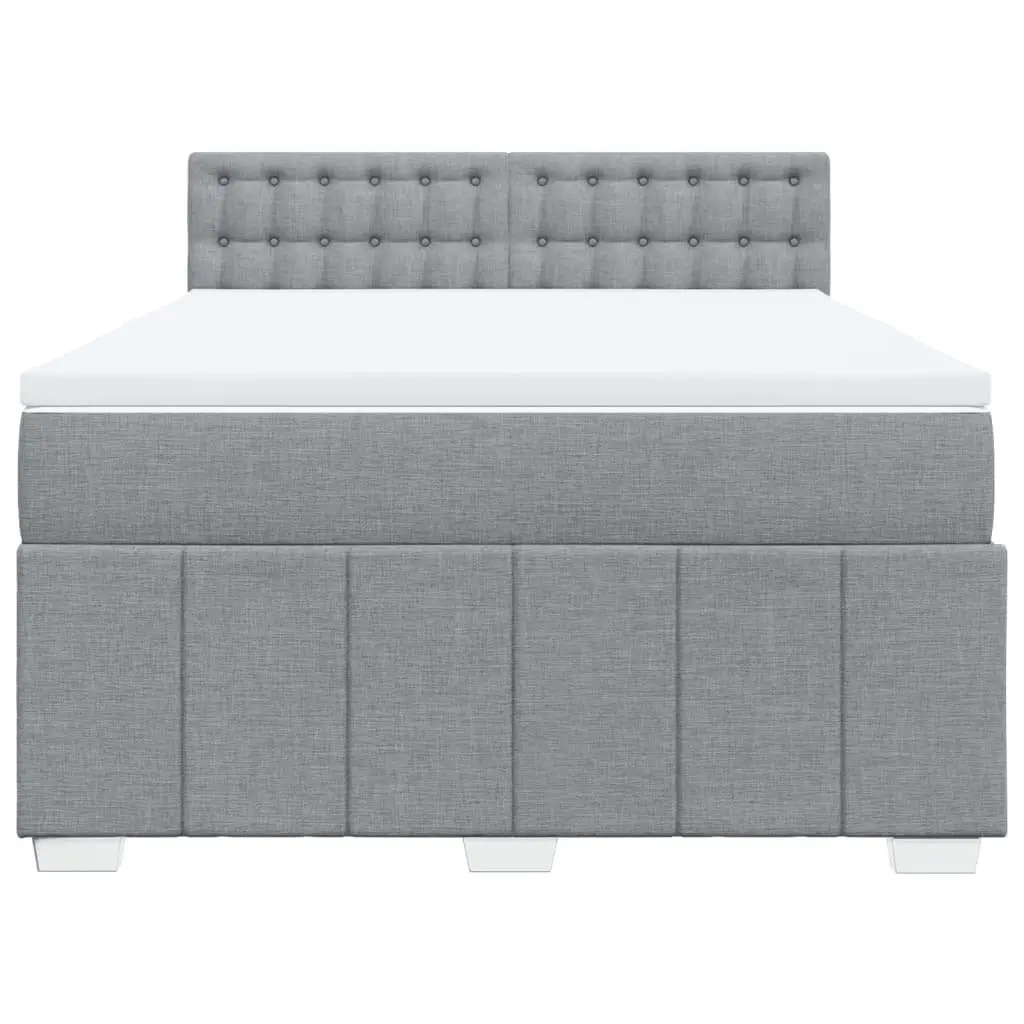 Queen Box Spring Bed with Pocket Spring Mattress
