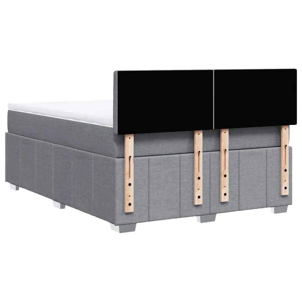 Queen Box Spring Bed with Pocket Spring Mattress