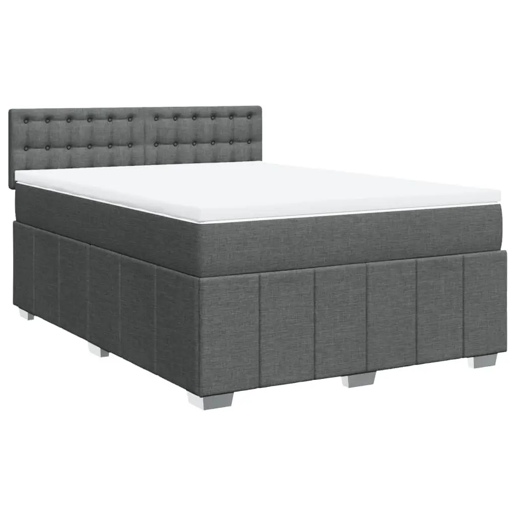 Queen Box Spring Bed with Pocket Spring Mattress