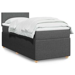 Durable King Single Box Spring Bed with Pocket Spring Mattress