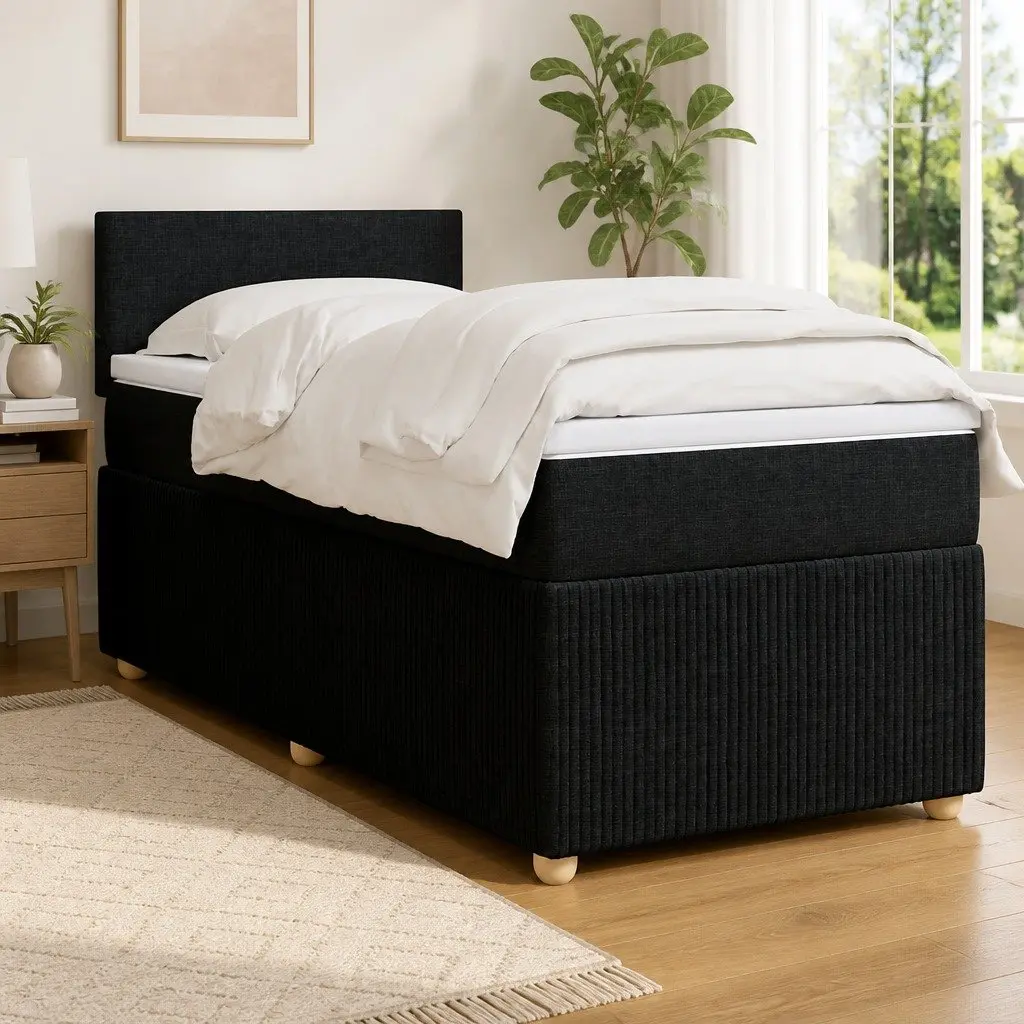 King Single Box Spring Bed with Pocket Mattress