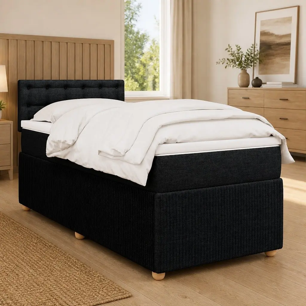King Single Box Spring Bed with Pocket Mattress