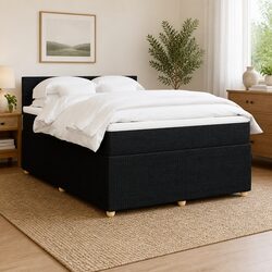 Robust Double Box Spring Bed with Pocket Spring Mattress