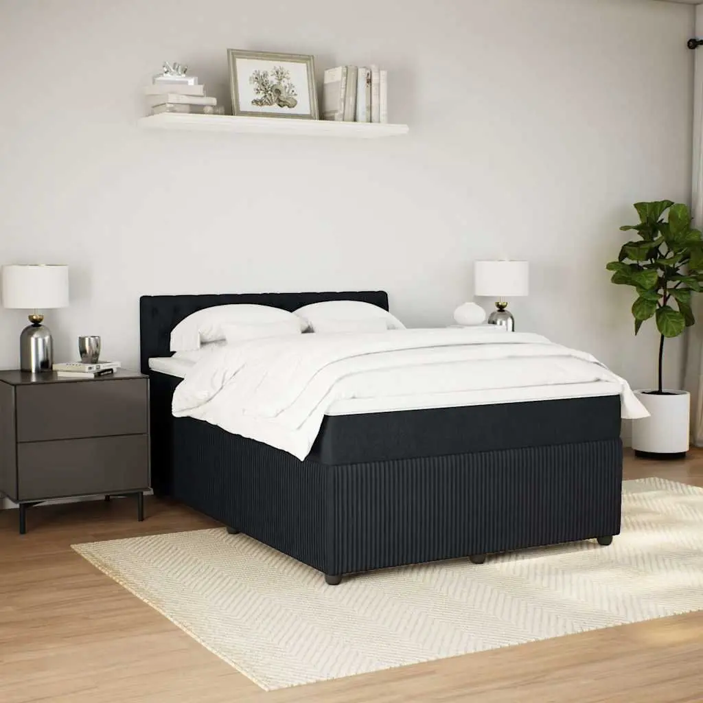 Double Box Spring Bed with Pocket Spring Mattress