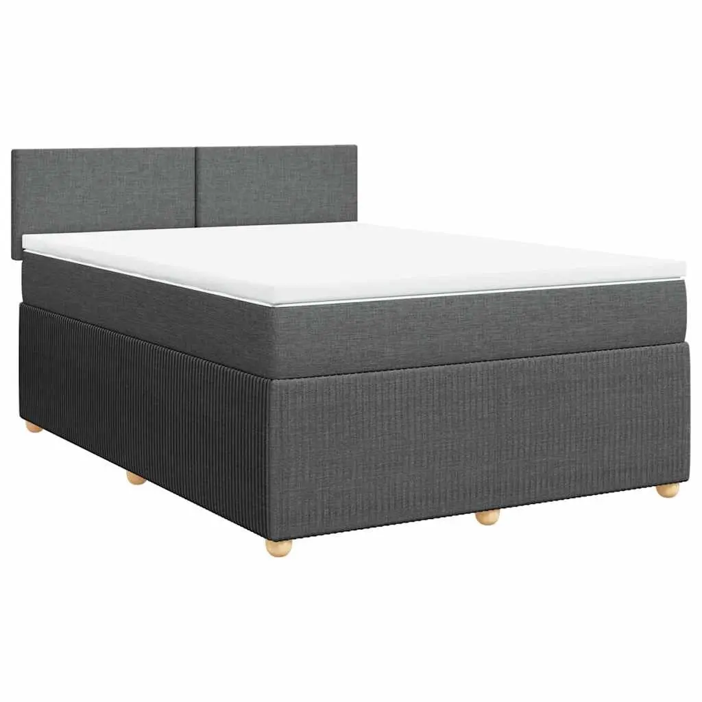 Queen Box Spring Bed with Pocket Spring Mattress