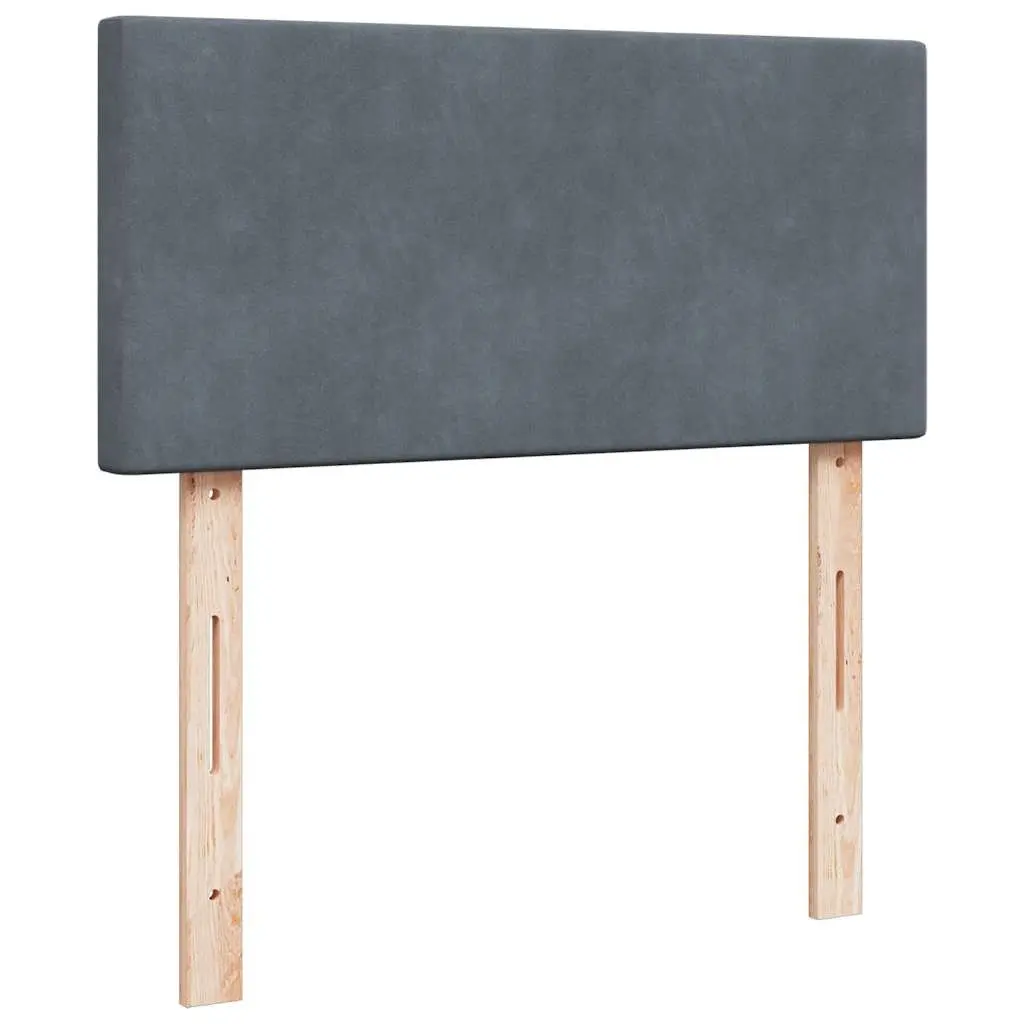 King Single Velvet Bed with Pocket Spring Mattress