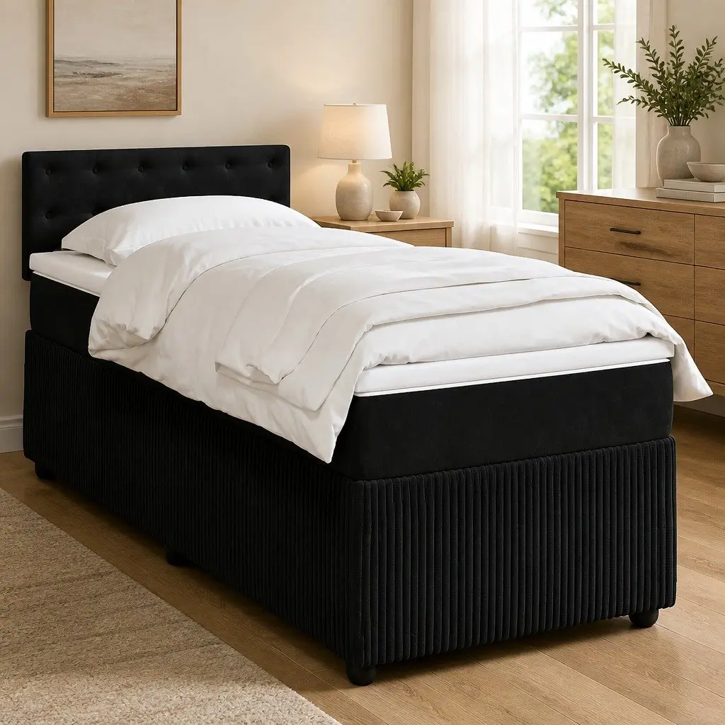 King Single Box Spring Bed with Pocket Mattress