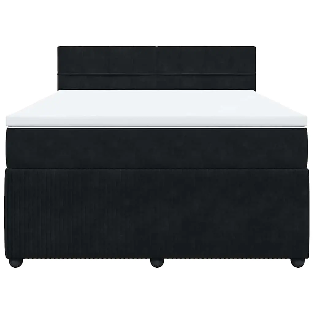 Double Box Spring Bed with Pocket Sprung Mattress