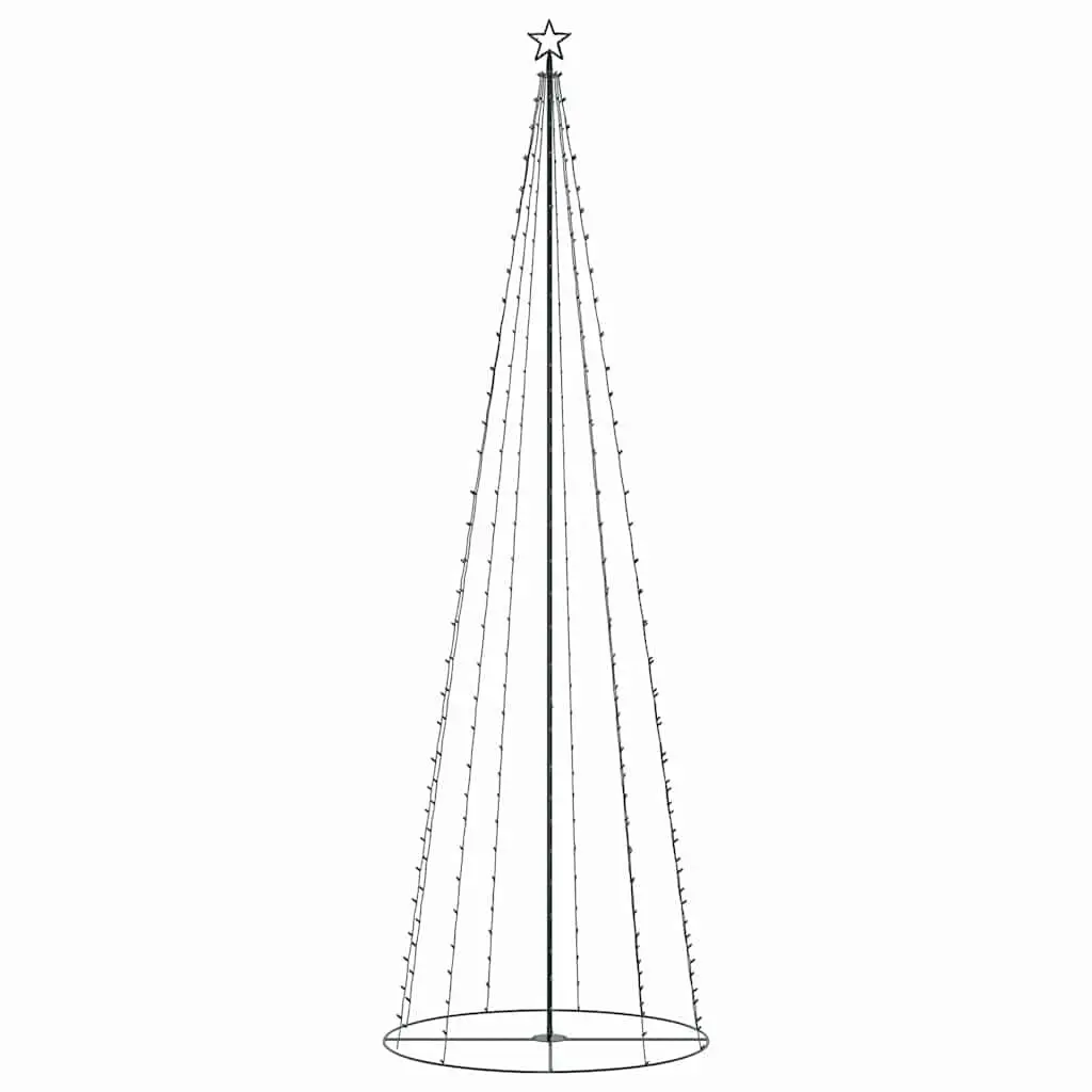 Christmas Cone Tree 330 Warm White LEDs Decoration Indoor Outdoor Garden Display