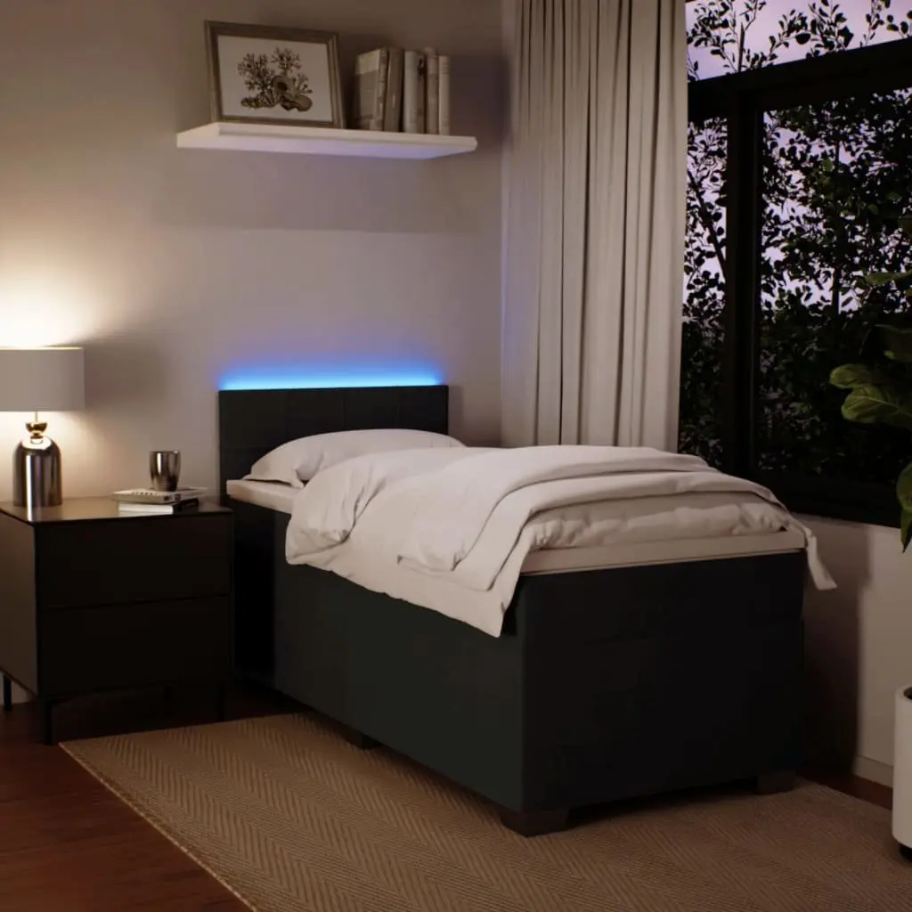 King Single Bed with Pocket Spring Mattress and LED