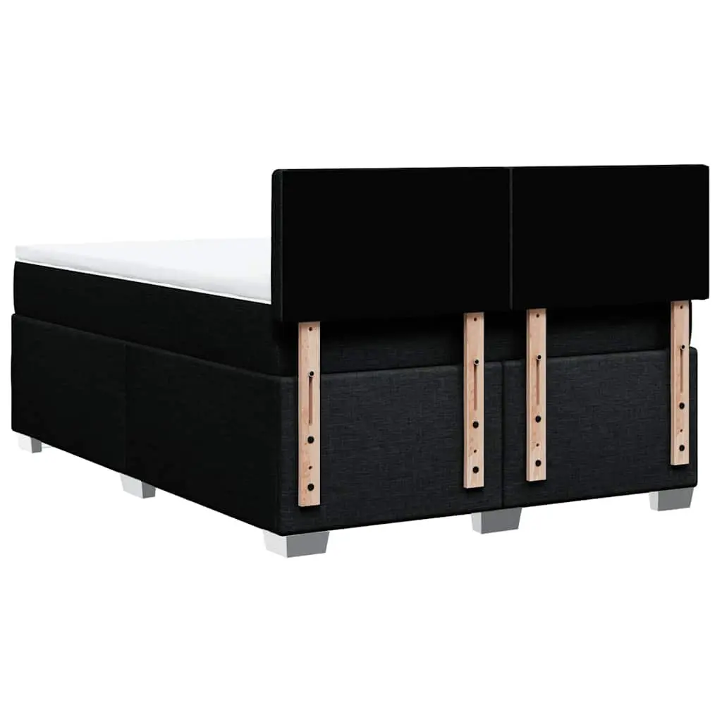 Double Box Spring Bed with LED Pocket Spring Mattress
