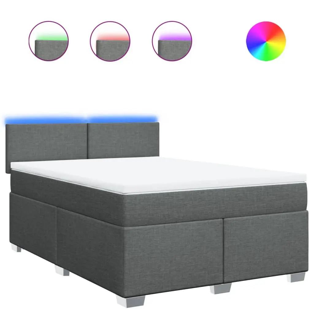Queen Box Spring Bed with Pocket Spring Mattress