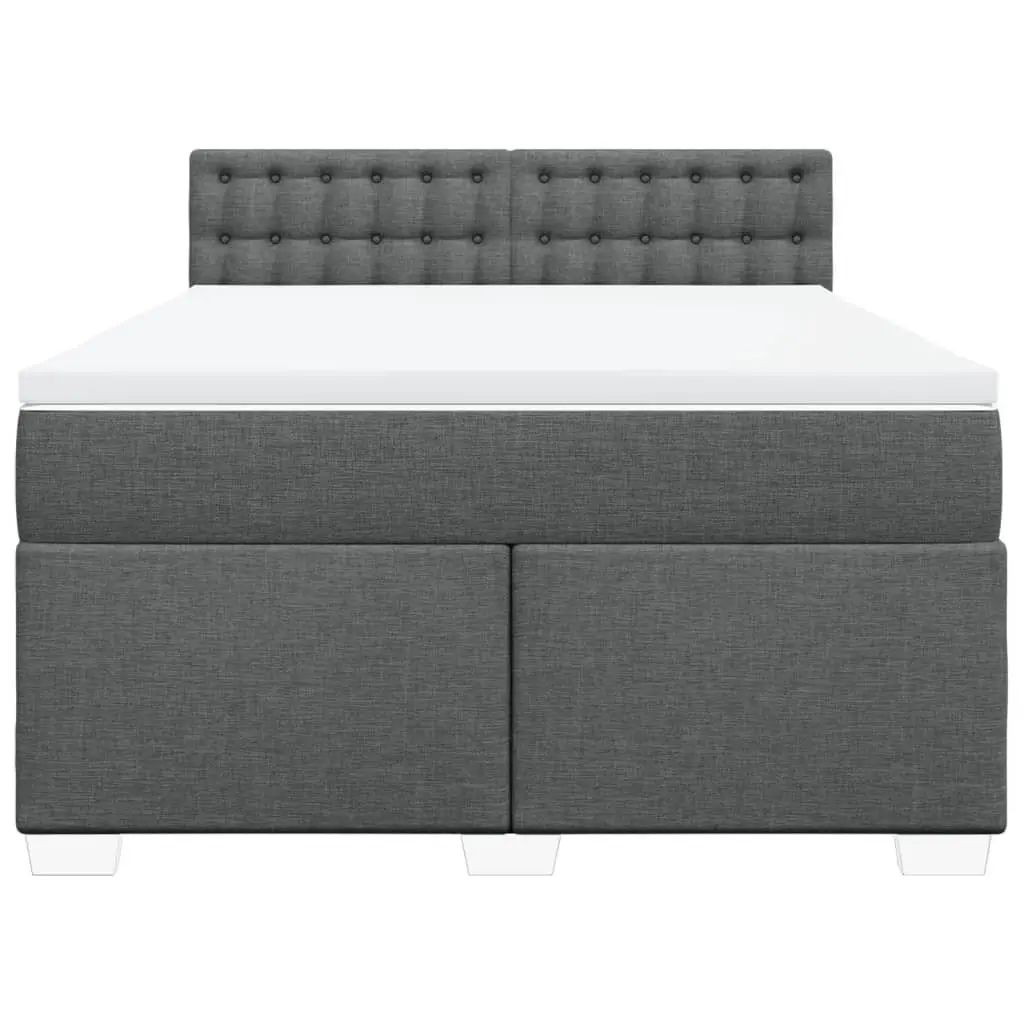 Queen Bed Frame with Pocket Spring Mattress & LED Lights