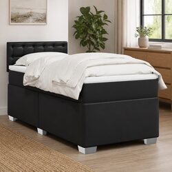 Durable King Single Box Spring Bed with Pocket Spring Mattress