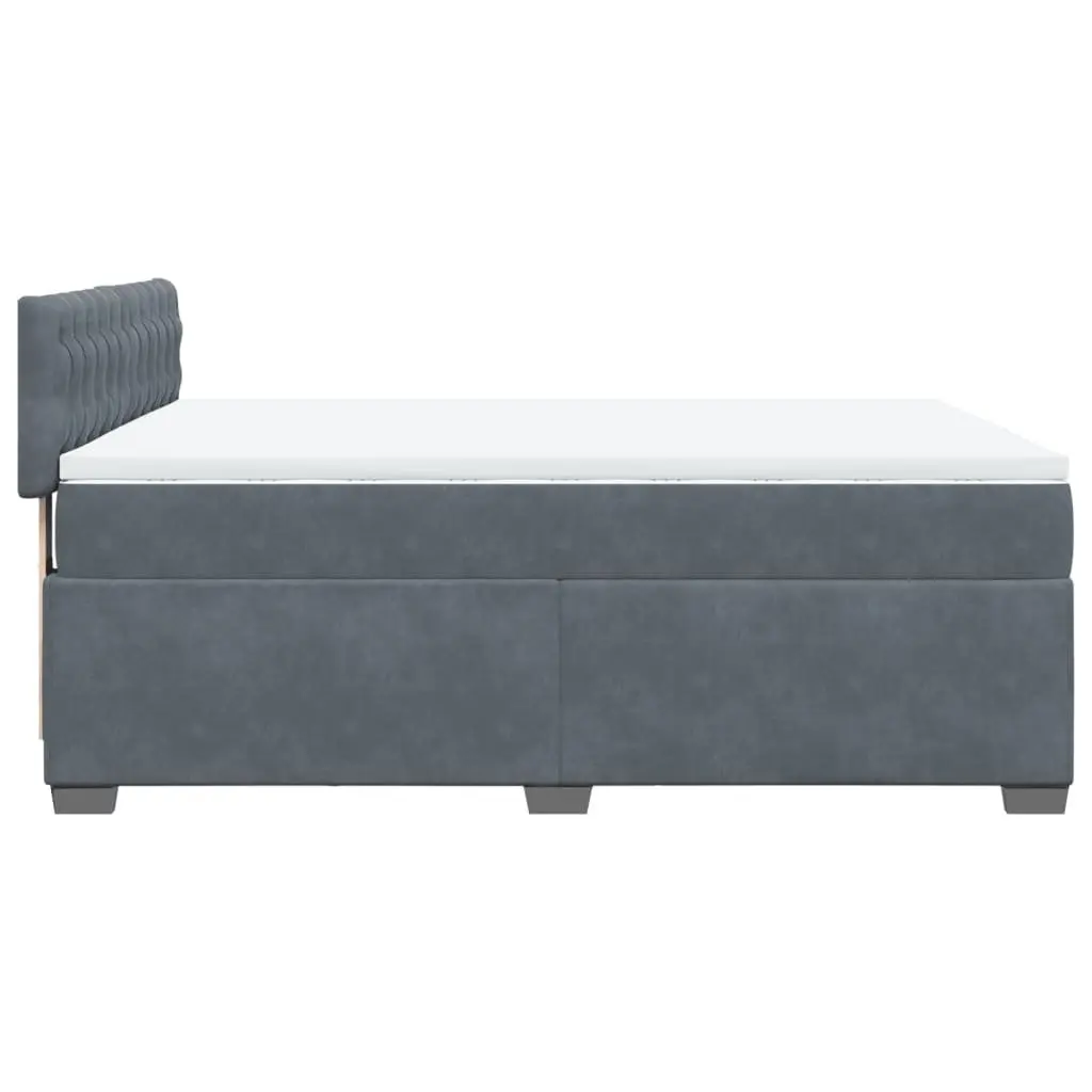 Queen Bed with Pocket Spring Mattress and LED Lights
