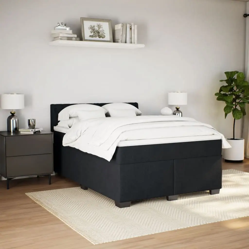 Queen Box Spring Bed with Pocket Spring Mattress