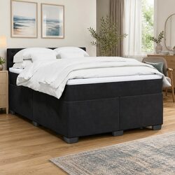 Elegant Queen Box Spring Bed with Pocket Sprung Mattress