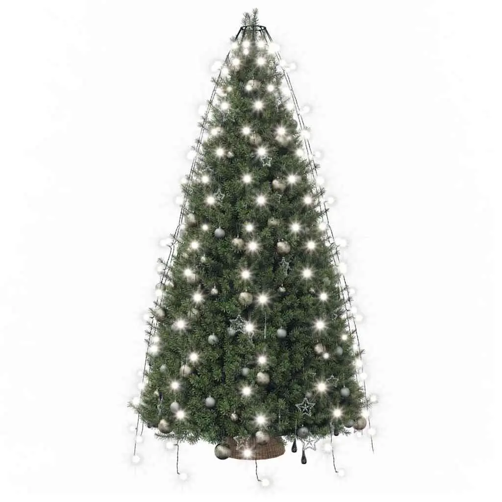 Christmas Tree Net Lights LED Cold White 180cm 180 LEDs Indoor Outdoor