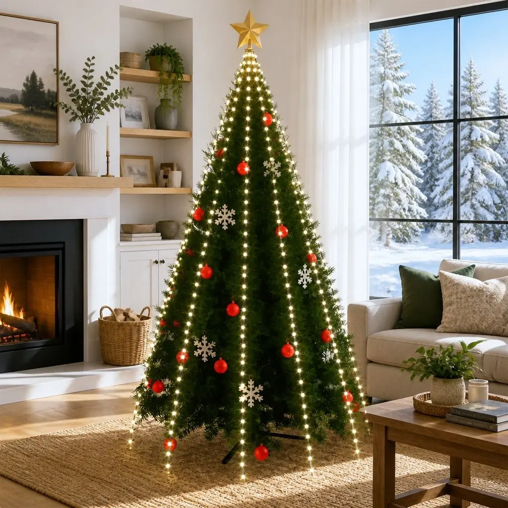 500 LED Cold White Tree Lights for Holiday Decor