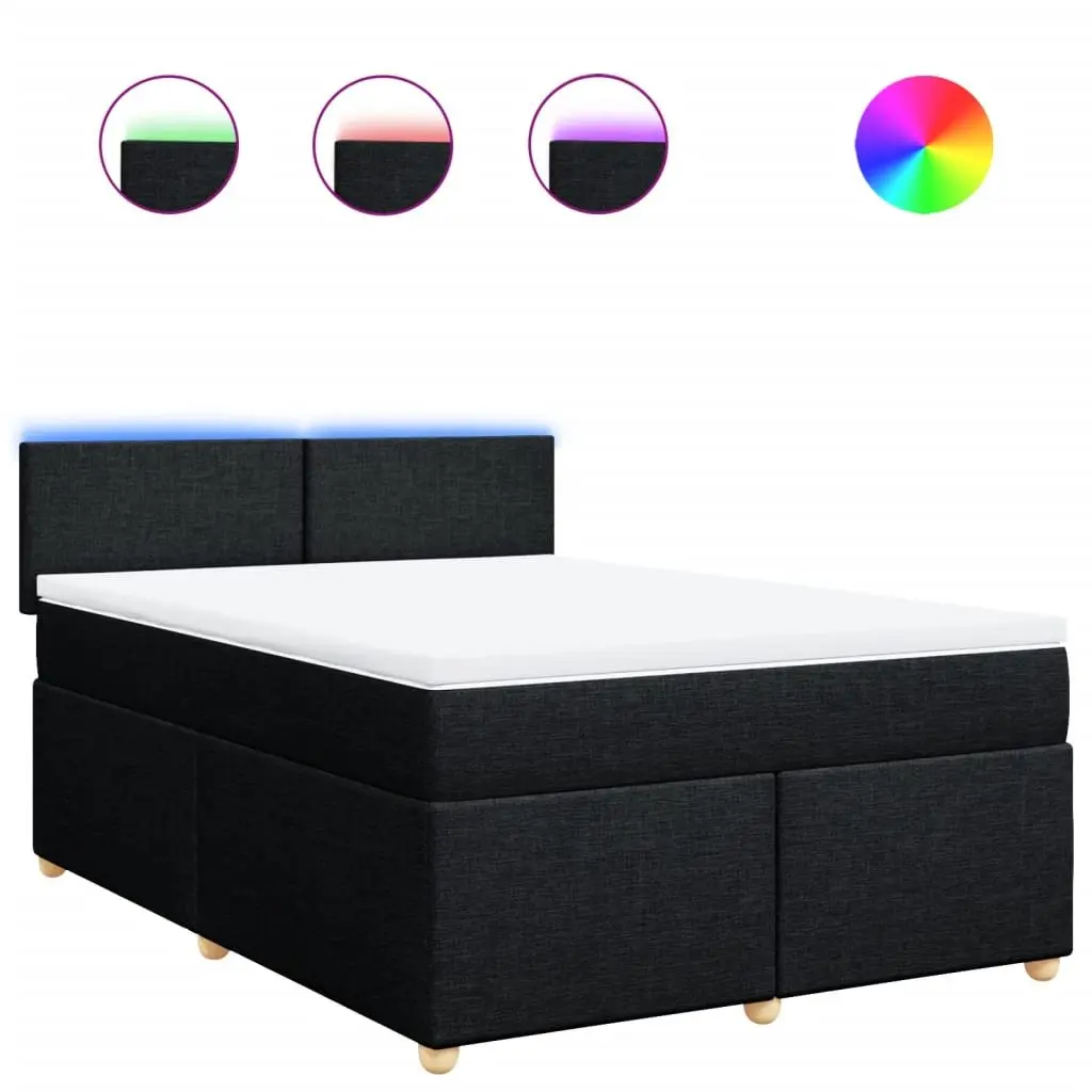 Double Box Spring Bed with Pocket Spring Mattress