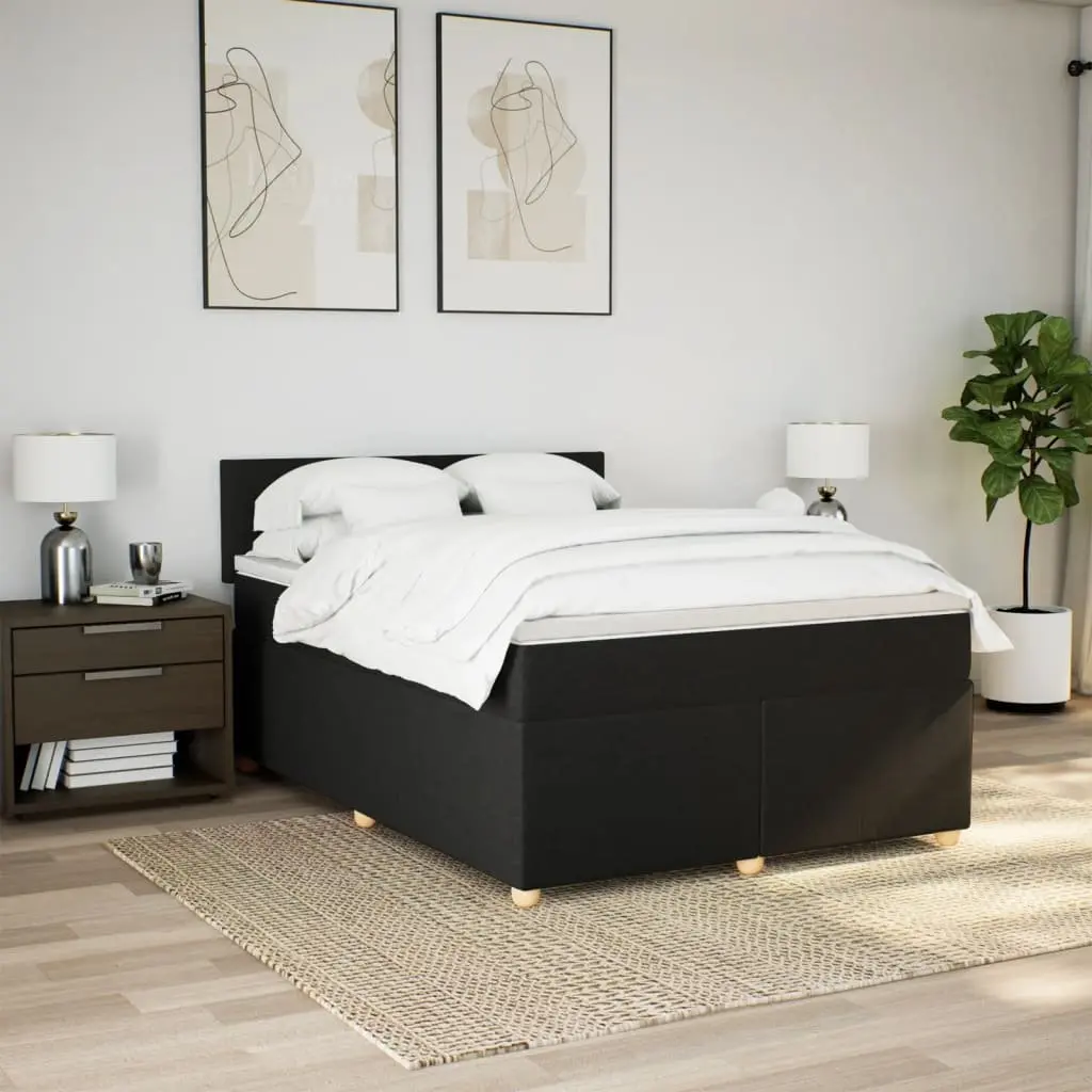 Double Box Spring Bed with Pocket Spring Mattress