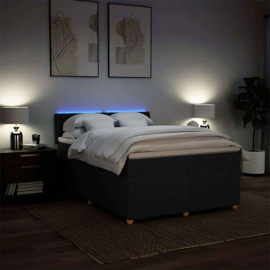 Double Box Spring Bed with Pocket Sprung Mattress
