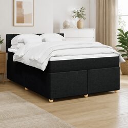 Queen Size Box Spring Bed with Pocket Spring Mattress