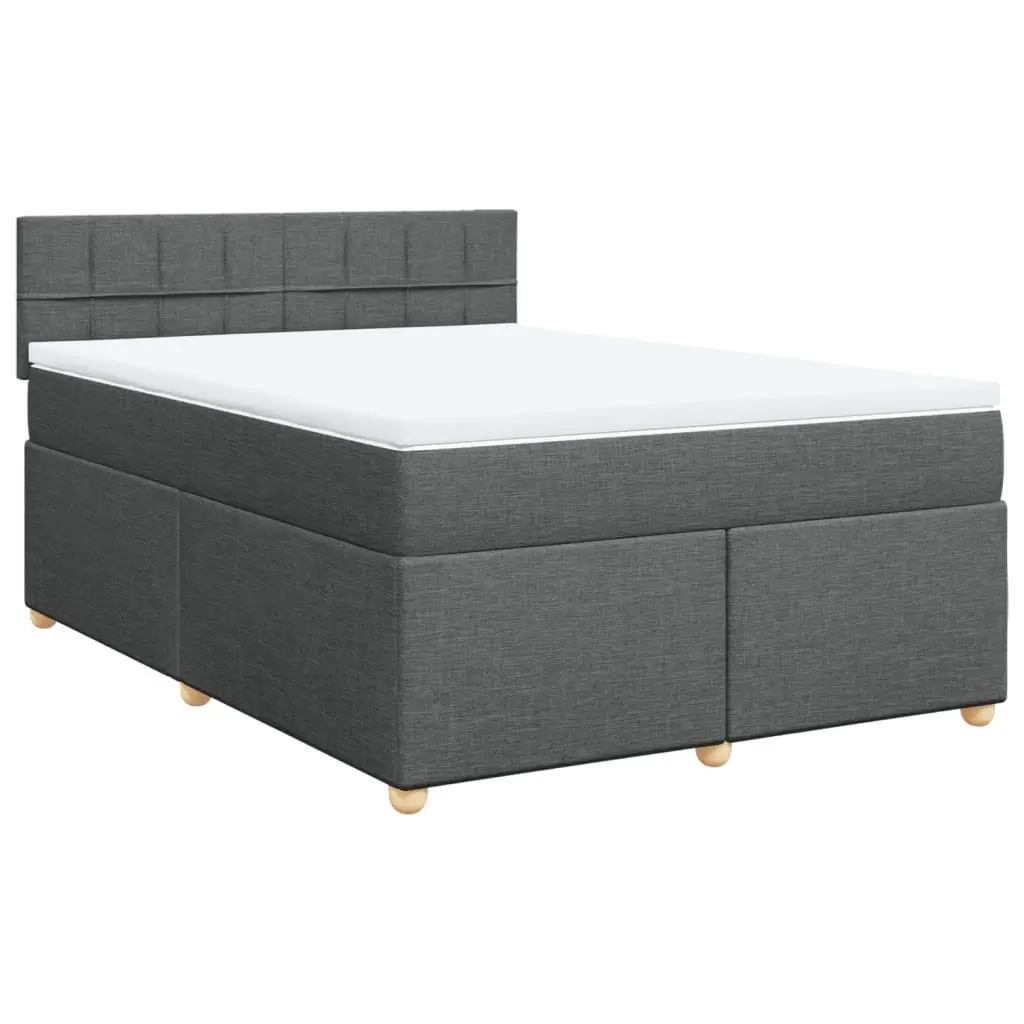 Queen Box Spring Bed with Pocket Spring Mattress