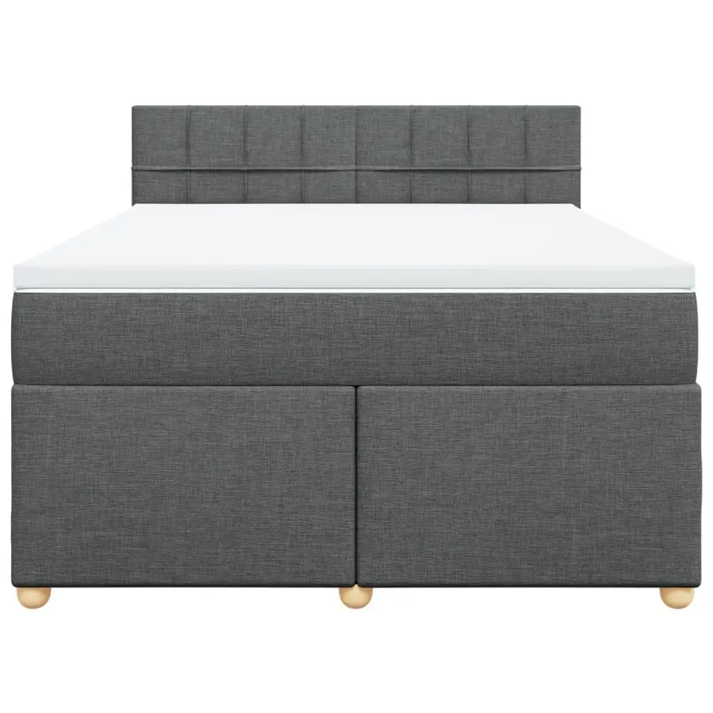 Queen Box Spring Bed with Pocket Spring Mattress