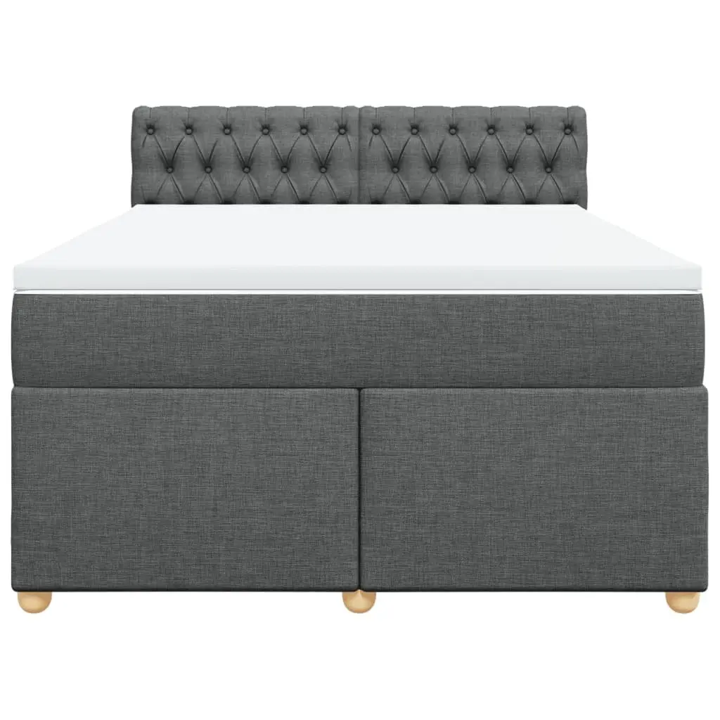 Queen Size Box Spring Bed with Pocket Spring Mattress