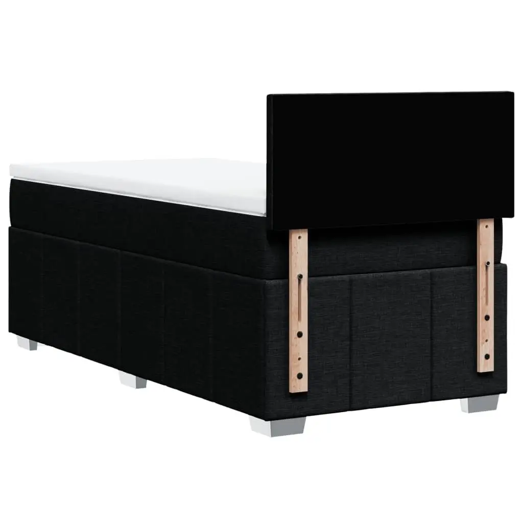 King Single Box Spring Bed with Pocket Mattress and LED