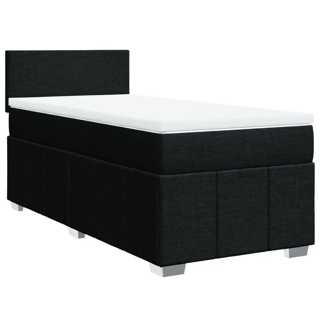 King Single Box Spring Bed with Pocket Mattress and LED