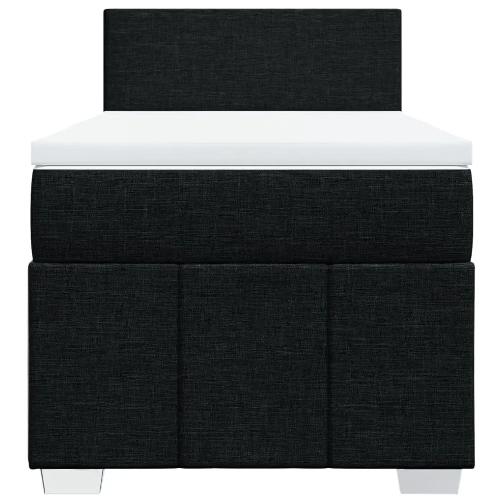 King Single Box Spring Bed with Pocket Mattress and LED