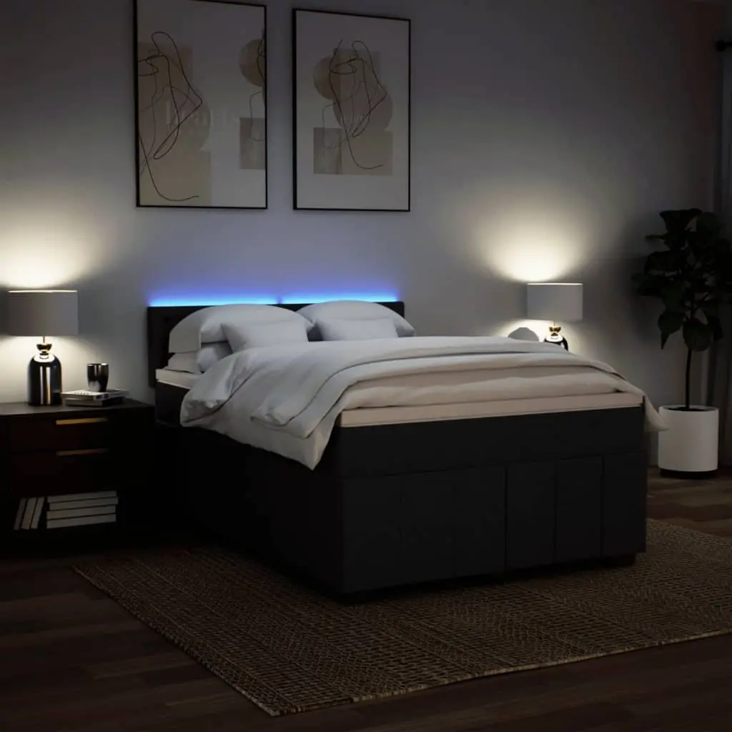 Queen Box Spring Bed with Pocket Spring Mattress