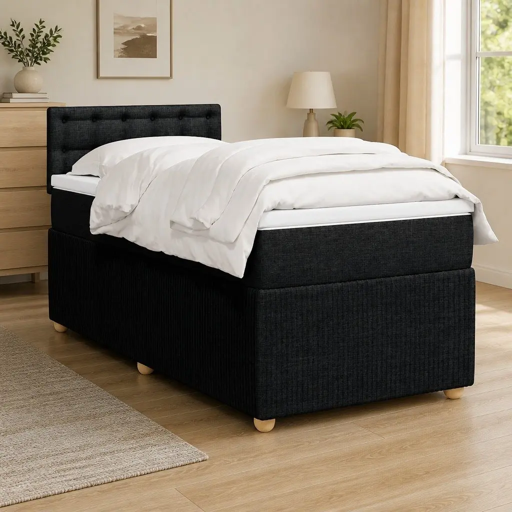 King Single Box Spring Bed with Pocket Mattress