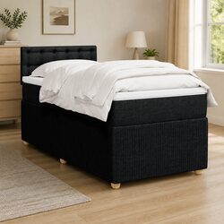 Durable King Single Box Spring Bed with Pocket Mattress