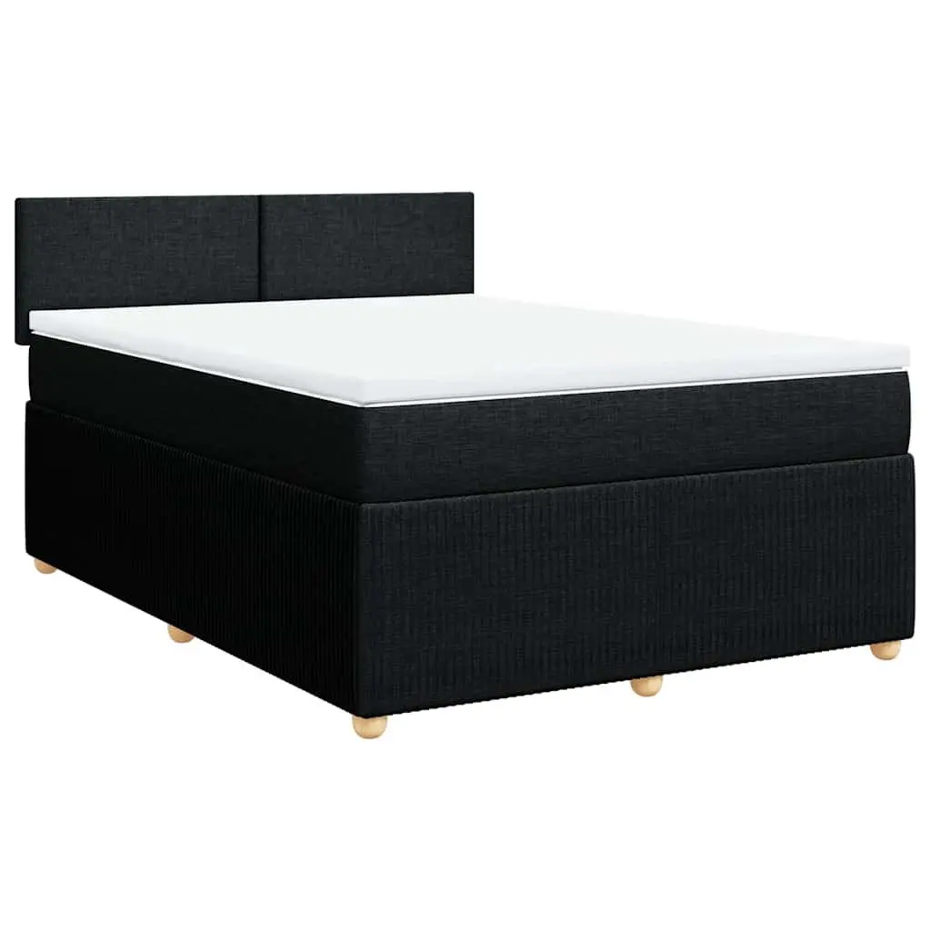 Double Box Spring Bed with LED Pocket Mattress