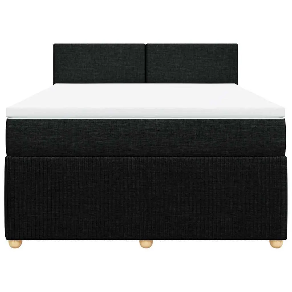 Double Box Spring Bed with LED Pocket Mattress
